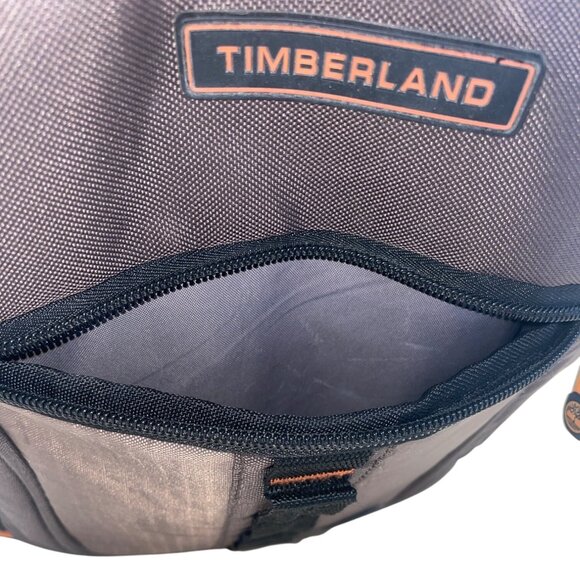 Timberland Capuccino & Orange Accents Jay Peaks Adjustable Straps Backpack Sz L - Picture 8 of 13